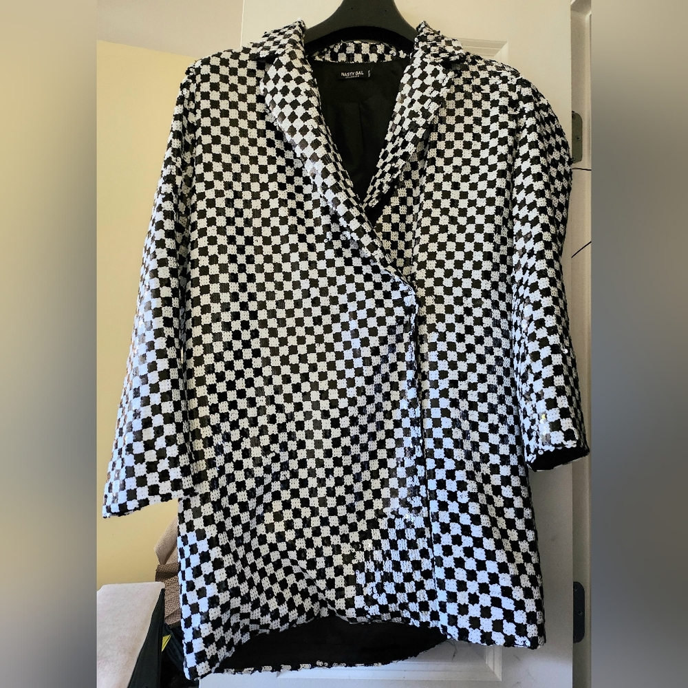 Sequins blazer dress